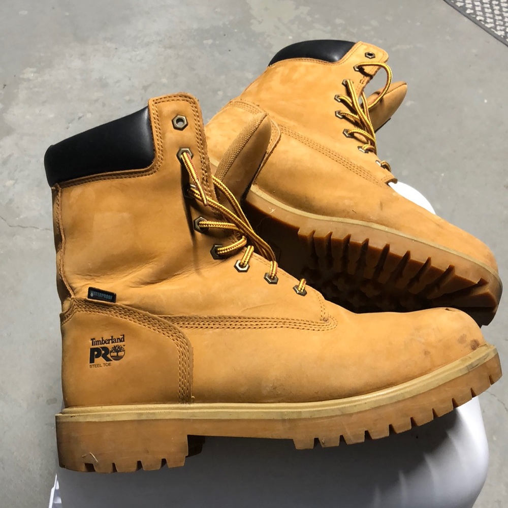 Timberland Pro 8in steel toe boots